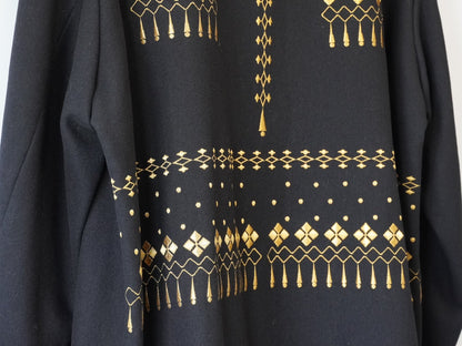 yohji yamamoto gold embroidered jacket