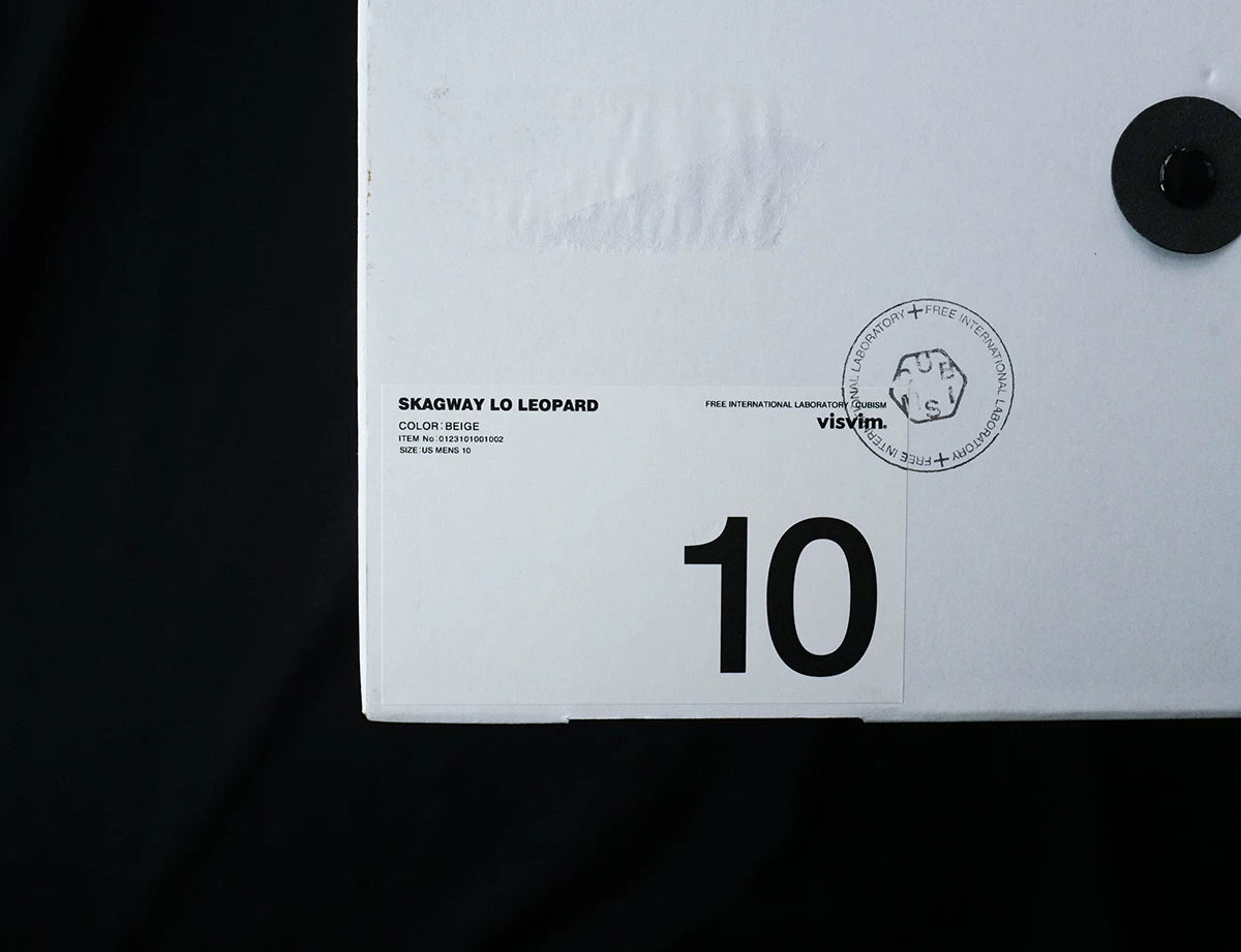 visvim skagway low leopard canvas shoes