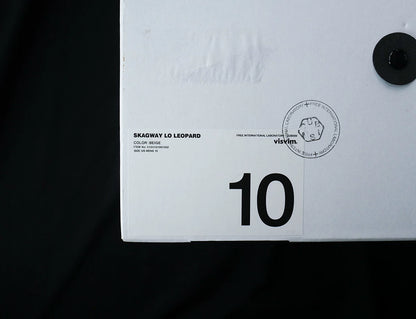 visvim skagway low leopard canvas shoes