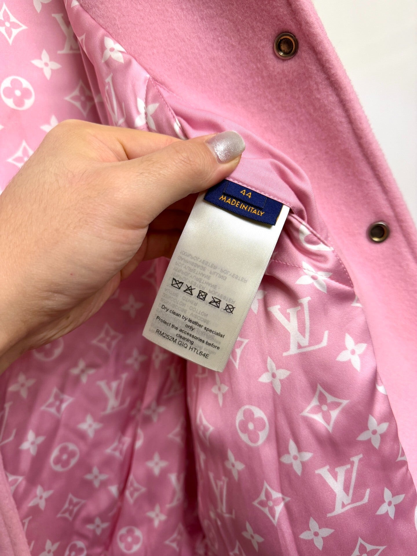 Louis Vuitton Nigo Collaboration Baseball Jacket