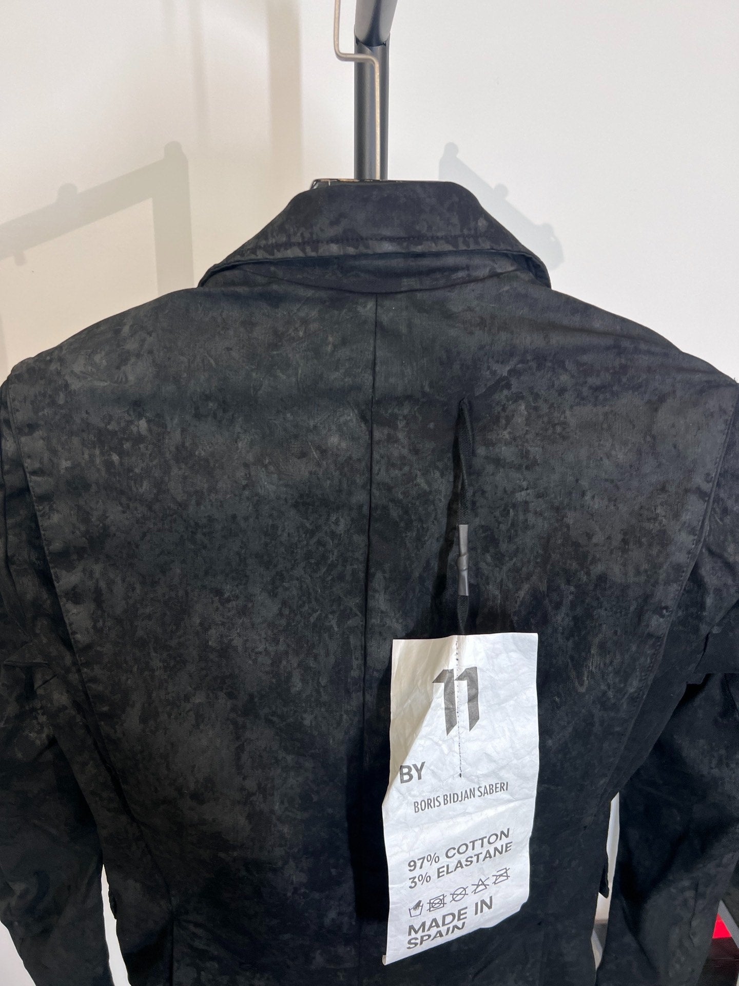 Boris Bidjan Saberi 11by BBS B1 Waxed Blazer