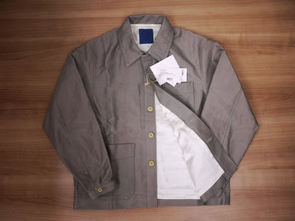Visvim TRAVAIL COVERALL MOLESKIN GREY