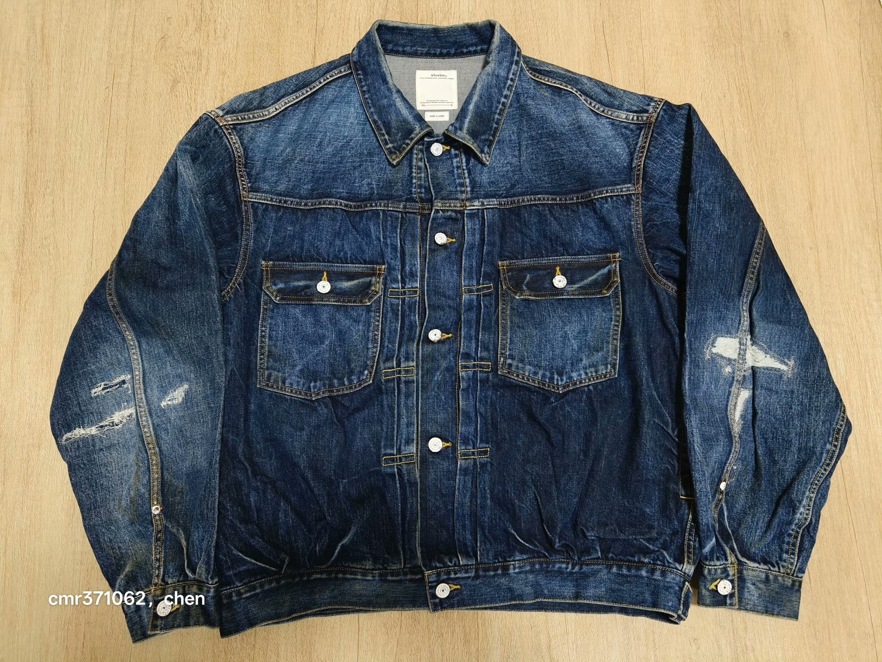 VISVIM 21SS 101XX JKT DRY DMGD-1006