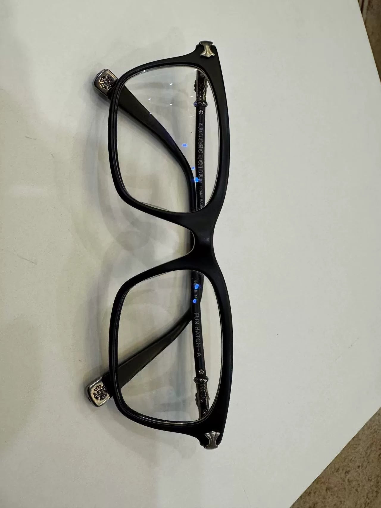 Chrome Hearts Cross Design Glasses