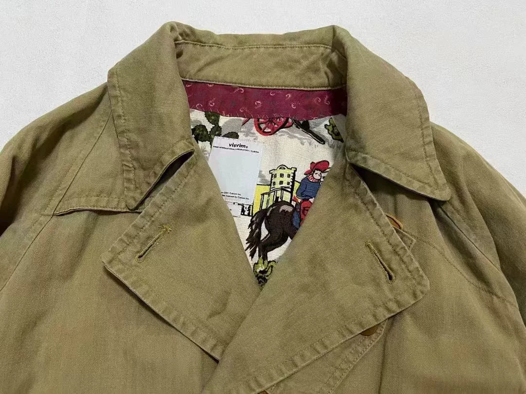 visvim 14AW HENDEE TRENCH HERRINGBONE