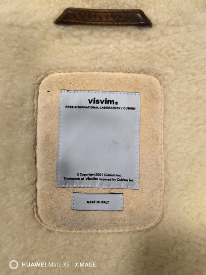 visvim patton coat in ivory color