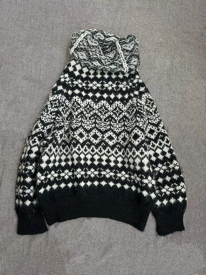 Yohji Yamamoto 11AW Geometric Sweater