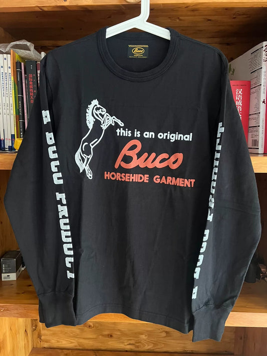 original buco black long sleeve t-shirt