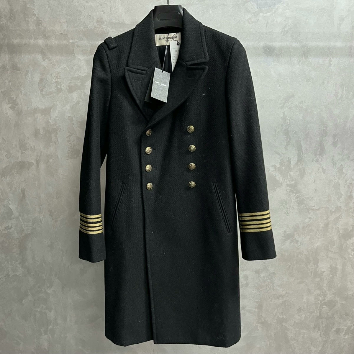Saint Laurent Black Double-Breasted Jacket