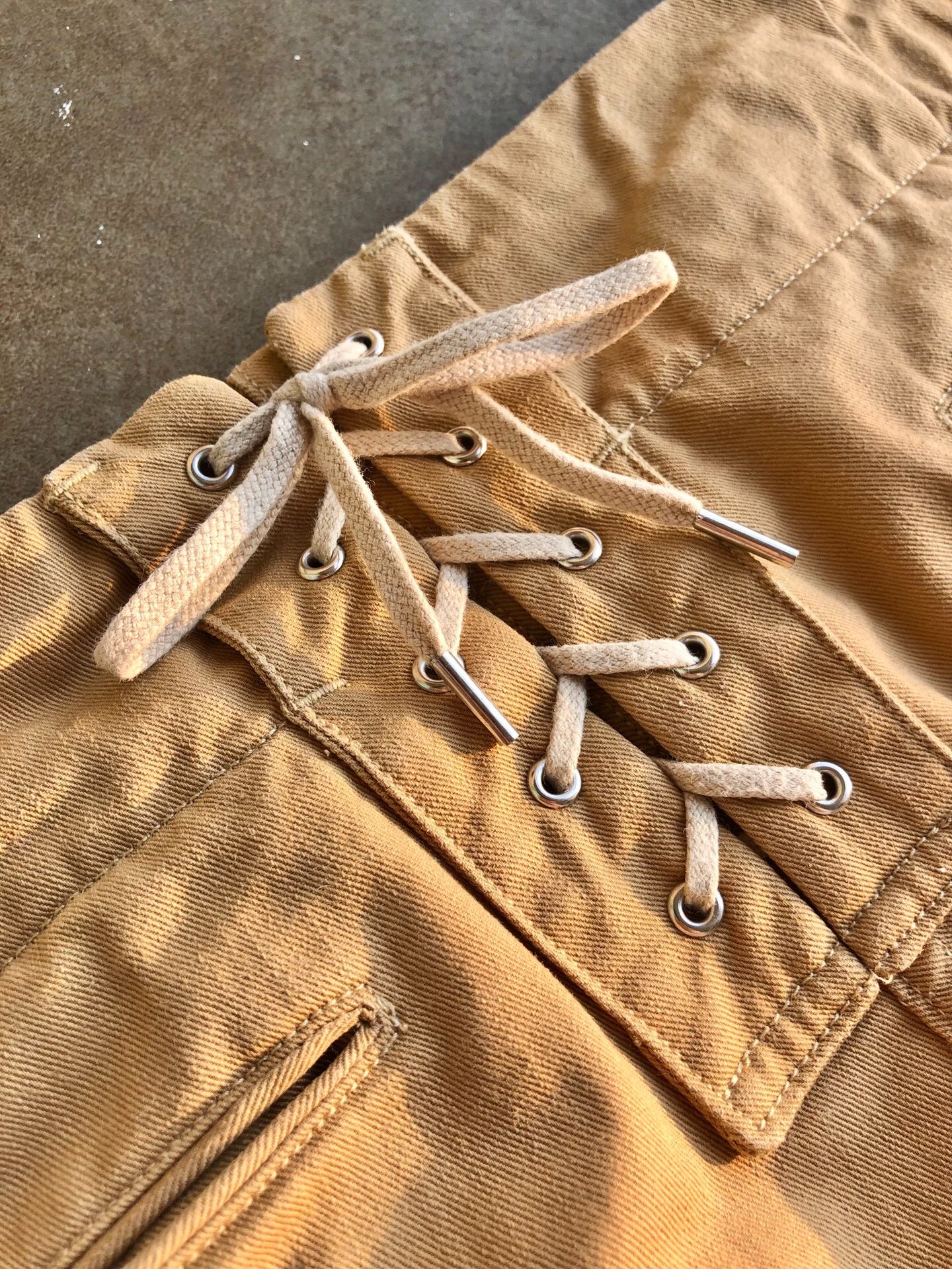 OLD JOE Back-Fastened Denim Pants