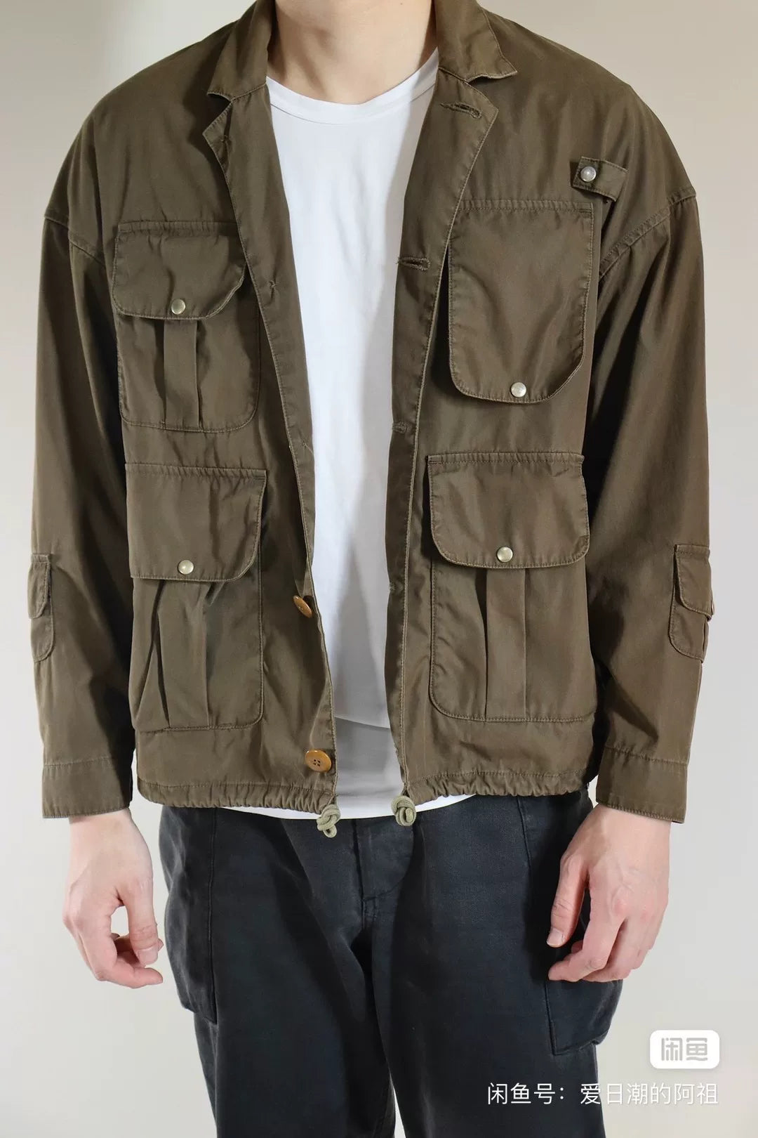 visvim minato hunting jacket special fabric blend