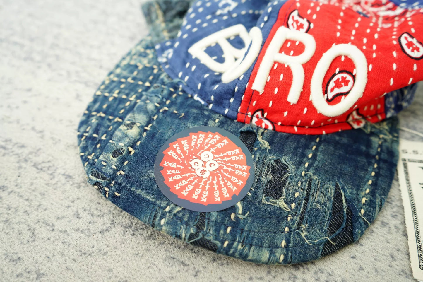 Kapital Boro Archive Visor Cap