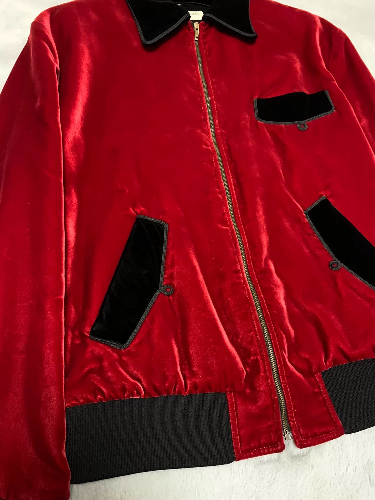 Saint Laurent SLP 16FW Runway Red Jacket