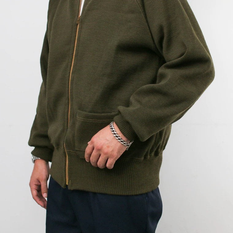 Buzz Rickson's Military Wool C-2 Zip Sweatshirt