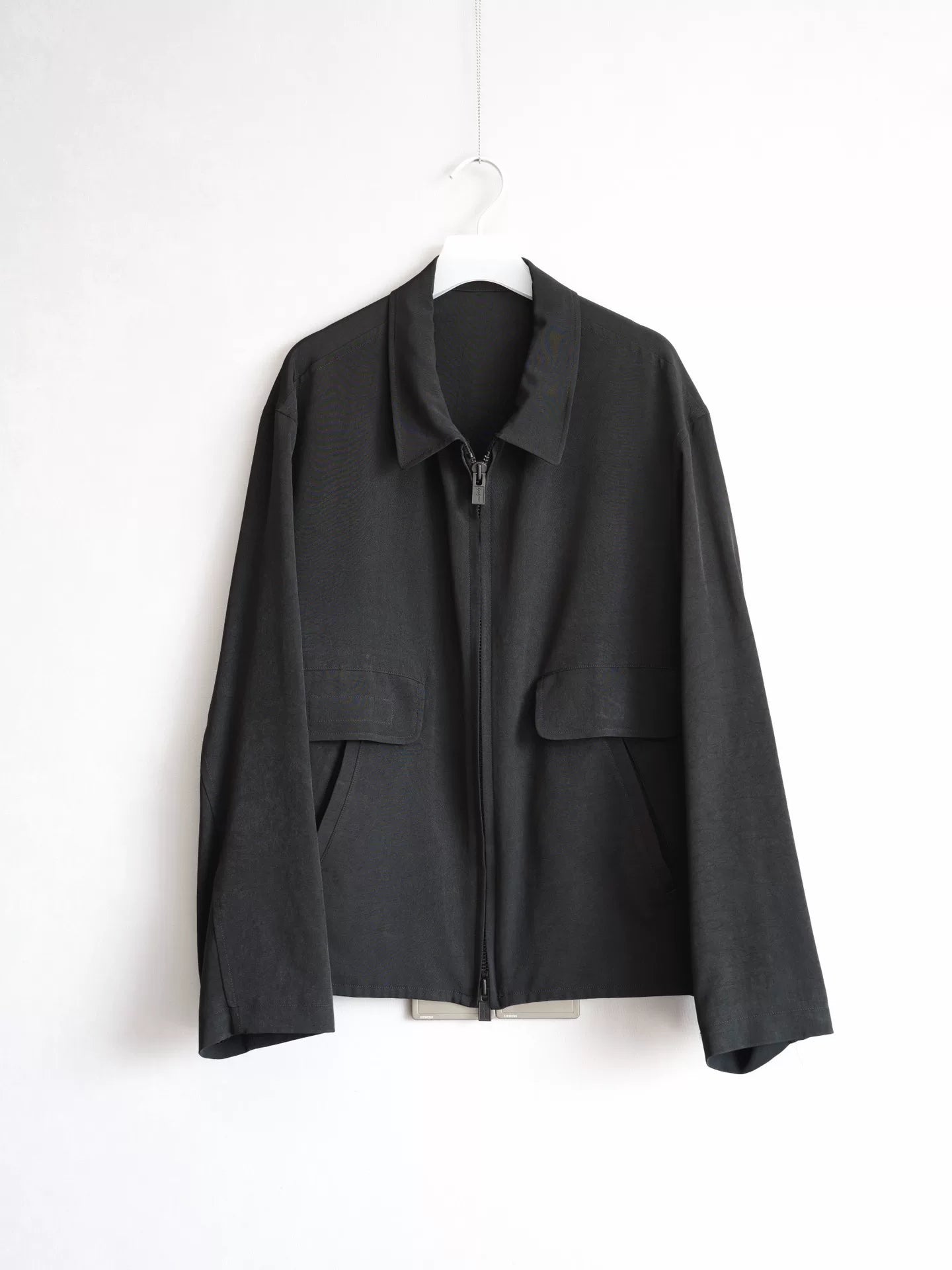 yohji yamamoto zipper jacket in black