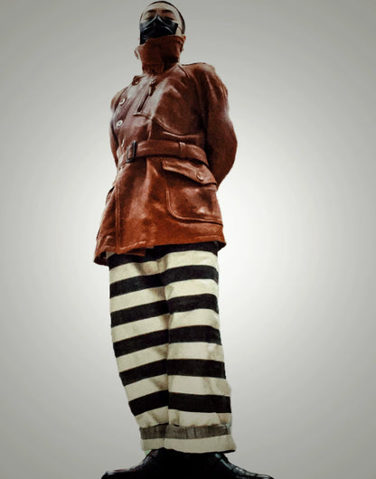 rustic red aviator coat by freewheelers