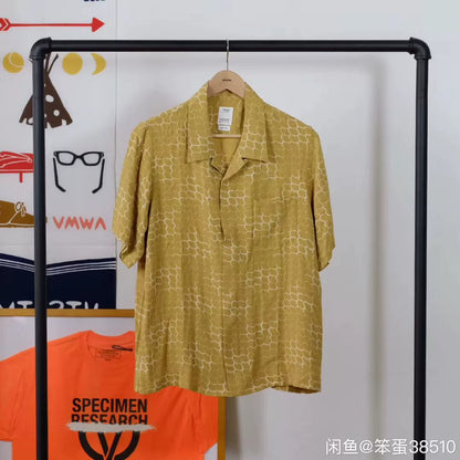 visvim 20SS FREE EDGE S/S LATTICE SHIRT