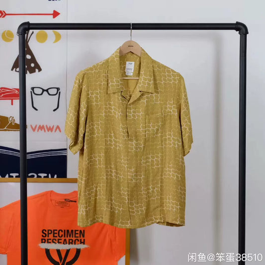 visvim 20SS FREE EDGE S/S LATTICE SHIRT