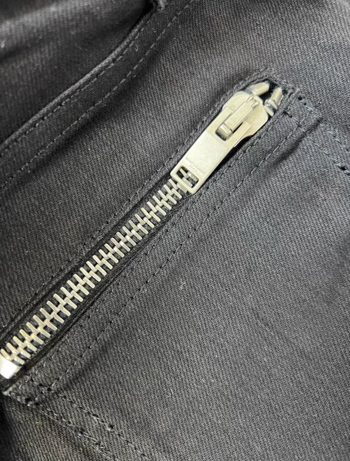 Saint Laurent Double Zipper Jeans