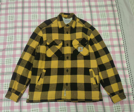 carhartt wip kelsey flannel shirt jacket