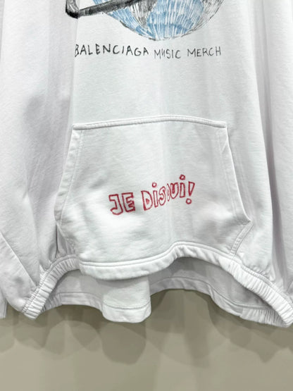 balenciaga limited edition music hoodie