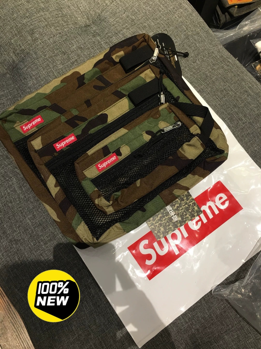 supreme multifunctional mesh organizer bags set