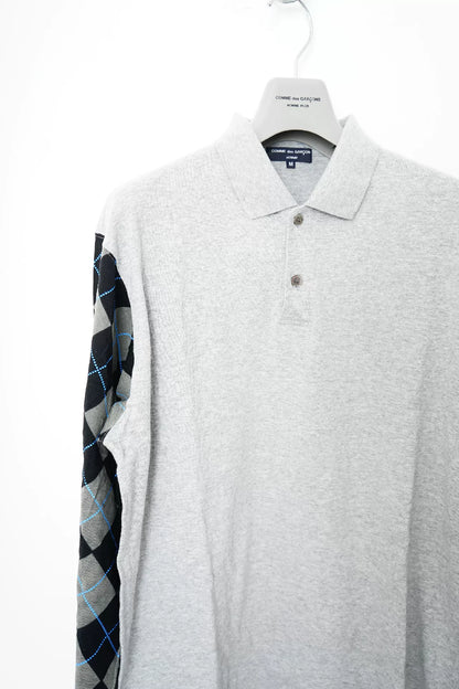 Comme des Garçons Patchwork Sleeve Long-Sleeve Top