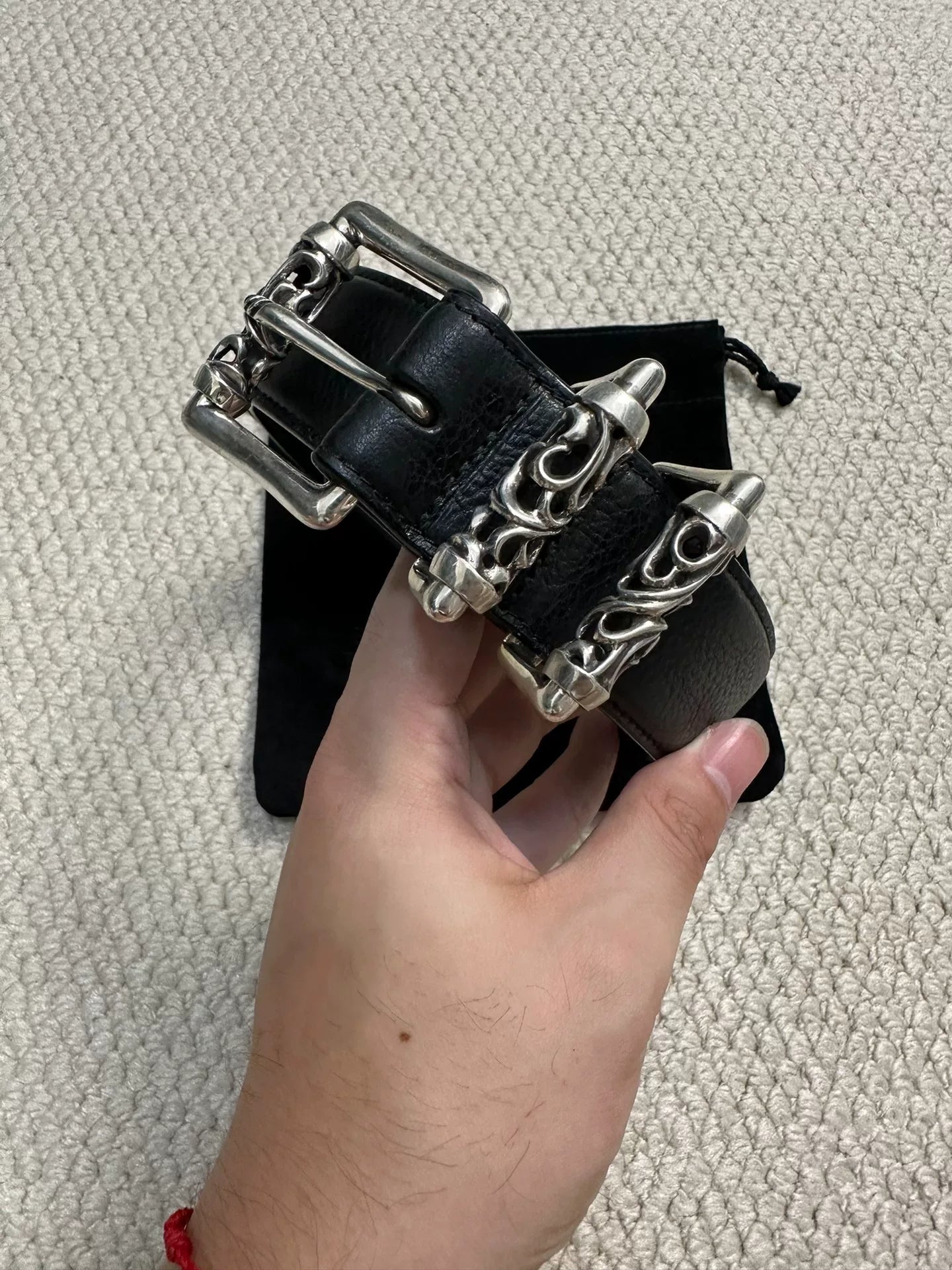 Chrome Hearts Vine Carving Roller Belt