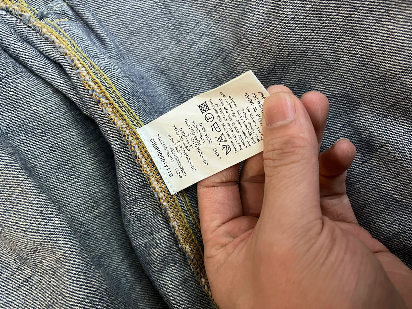 Visvim 101 Damaged Patchwork Denim Jacket