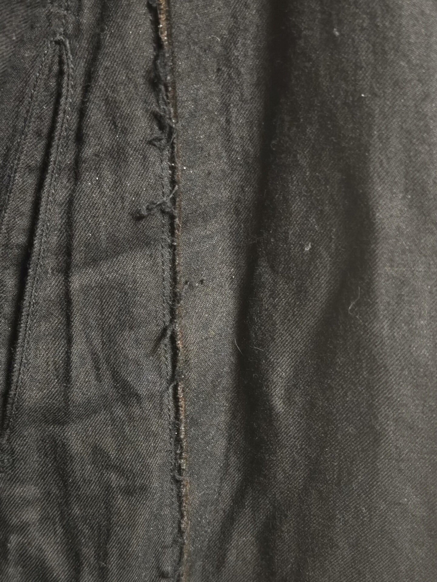 Ziggy Chen 21AW Black Distressed Wool Blazer