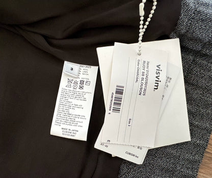 visvim rudy sb blouson jacket charcoal gray