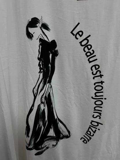 Yohji Yamamoto Printed White T-shirt