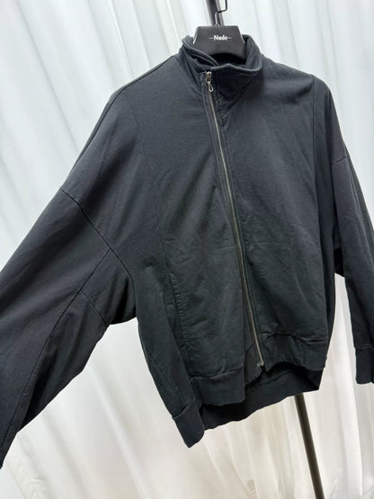 Bat Wing Sleeve Jacket in Black