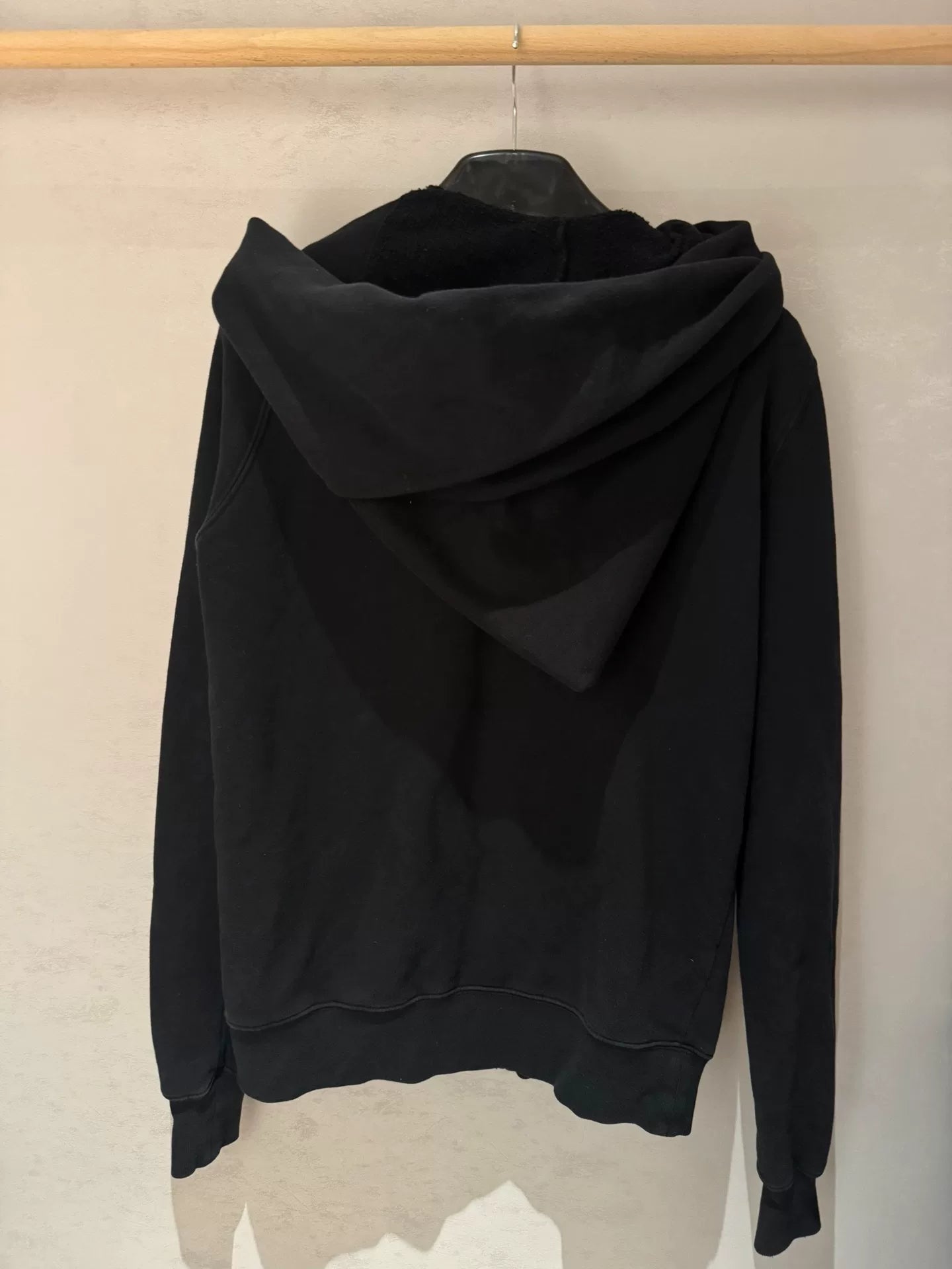 rick owens drkshdw zip-up hooded jacket