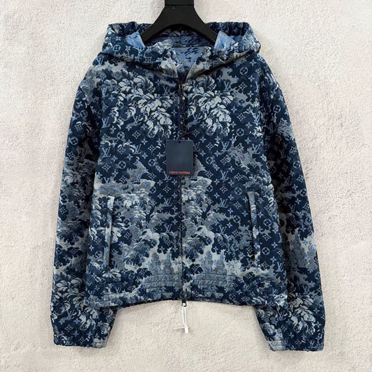 Louis Vuitton Monogram Tapestry Sweatshirt Size 50