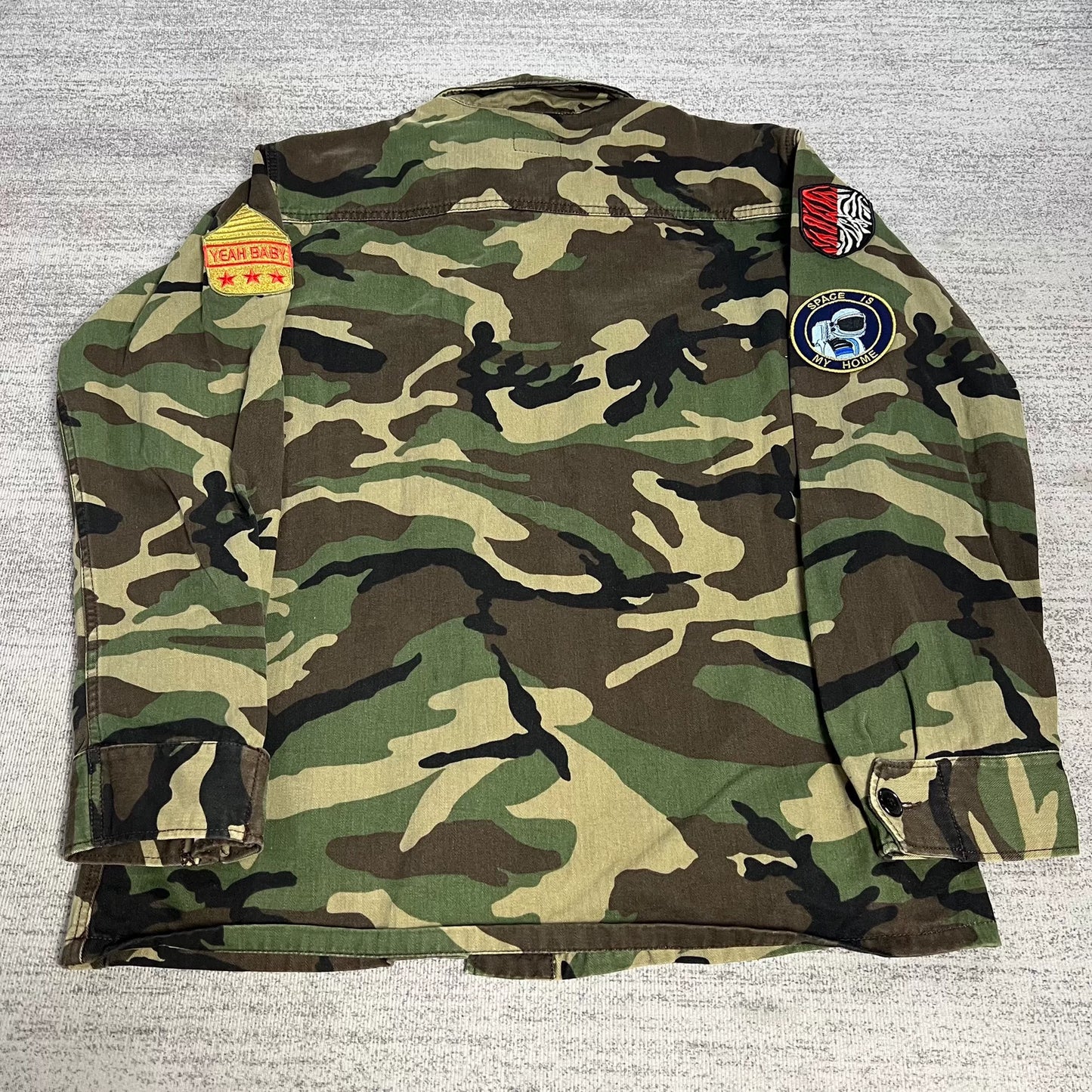 Saint Laurent Camouflage Utility Jacket