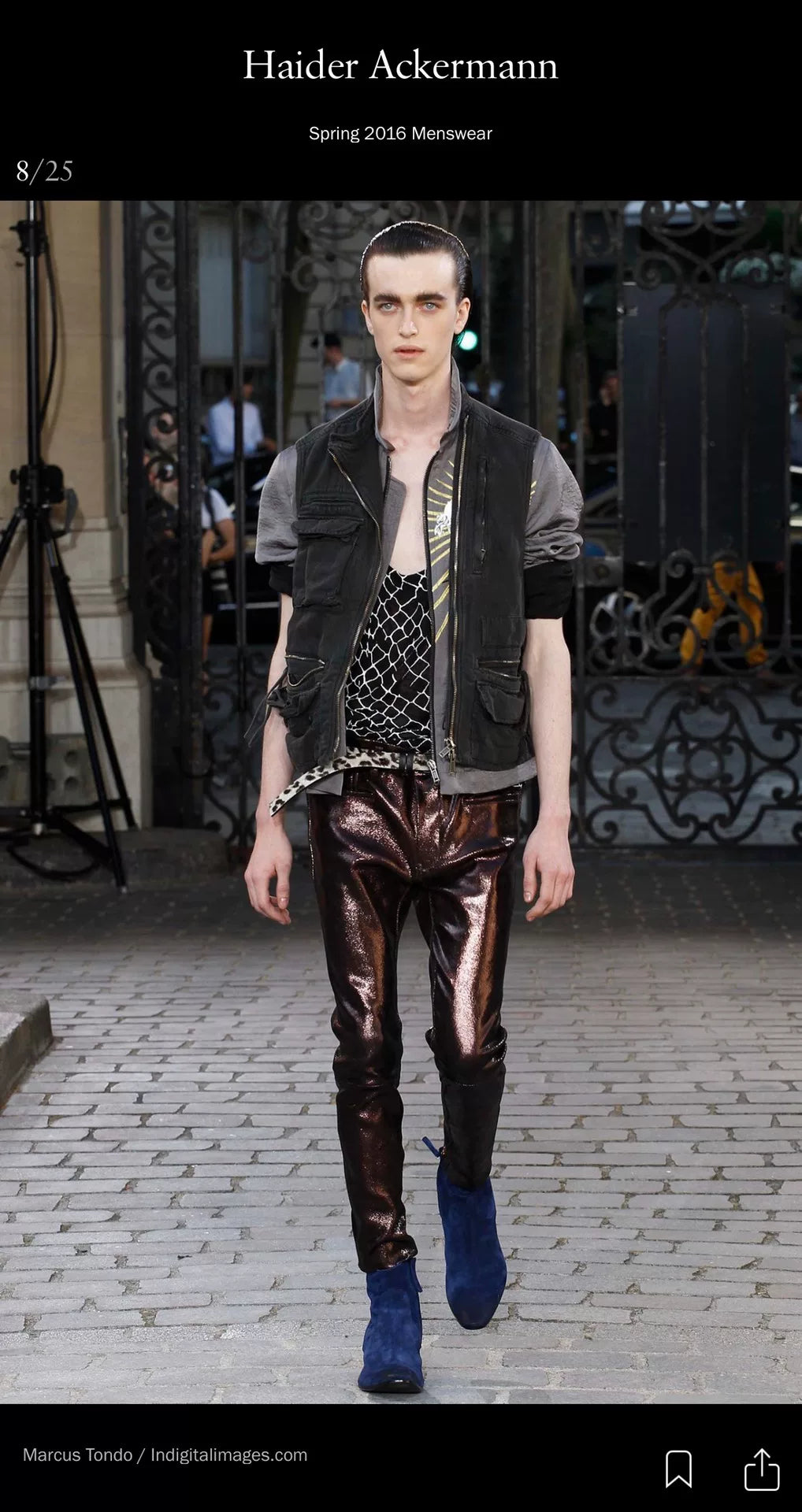 haider ackermann military multi-pocket vest