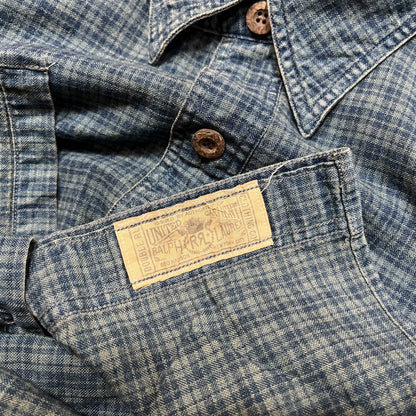 RRL Indigo Check Shirt