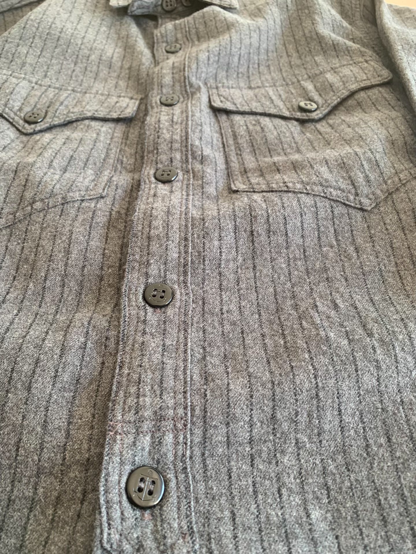 Freewheelers US Navy Officer Cotton Wool Shirt