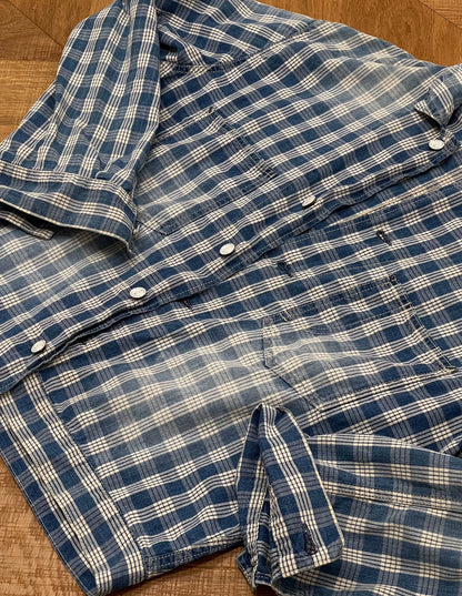 Porter Classic Indigo Check Work Jacket