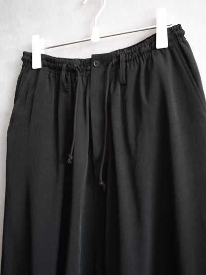 yohji yamamoto low-crotch asymmetrical pants
