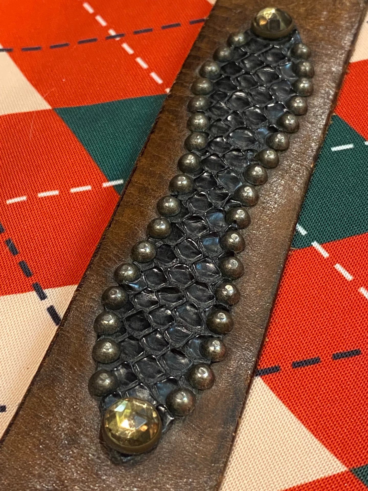 Rare HTC Western Style Leather Belt