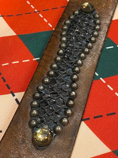Rare HTC Western Style Leather Belt