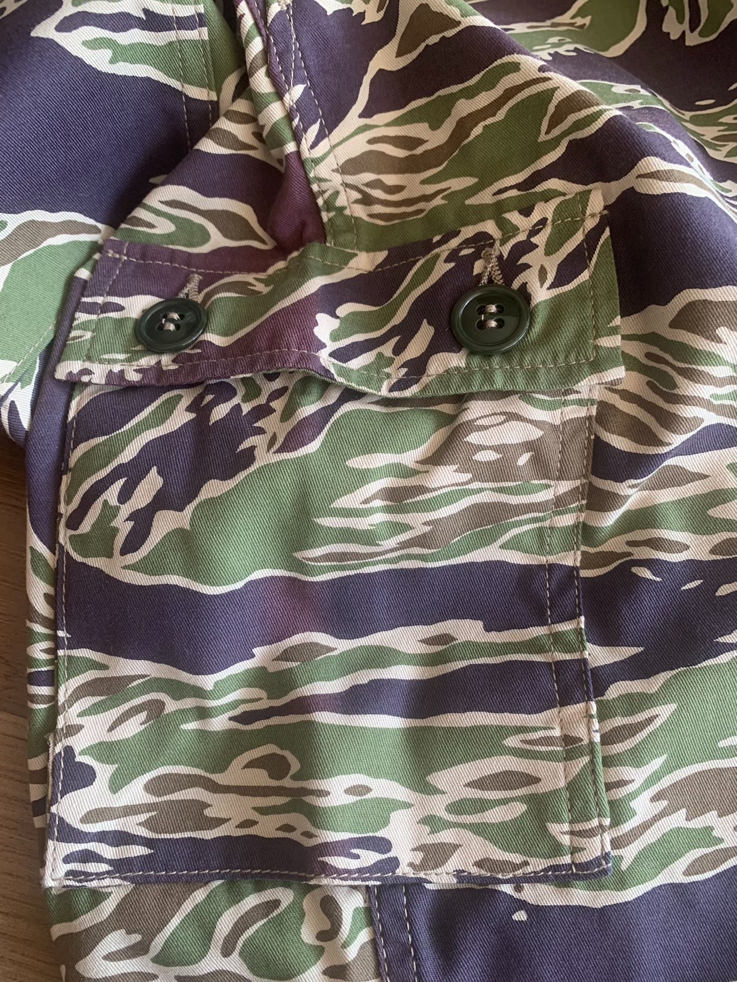 The Real McCoy Tiger Camouflage Shorts