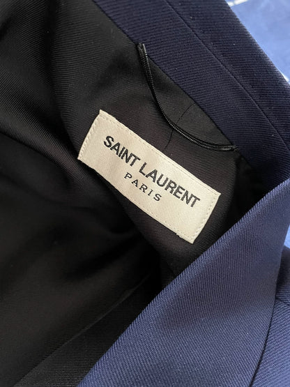 Saint Laurent Dark Blue Wool Suit