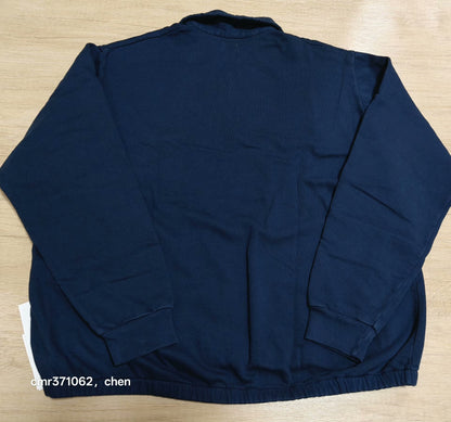 a.presse 26ss Vintage Half Zip Sweatshirt