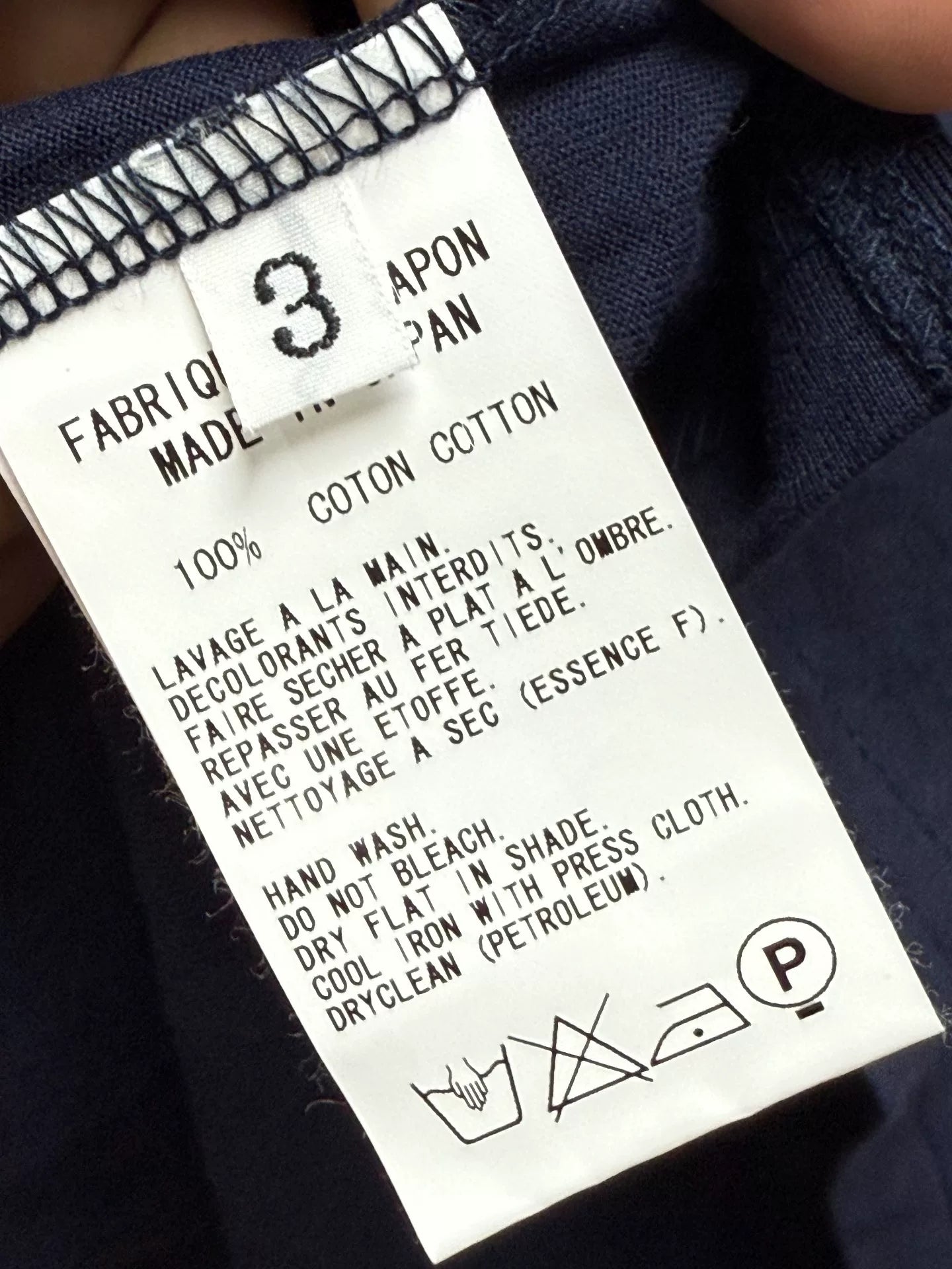 yohji yamamoto men's painted flower long sleeve shirt