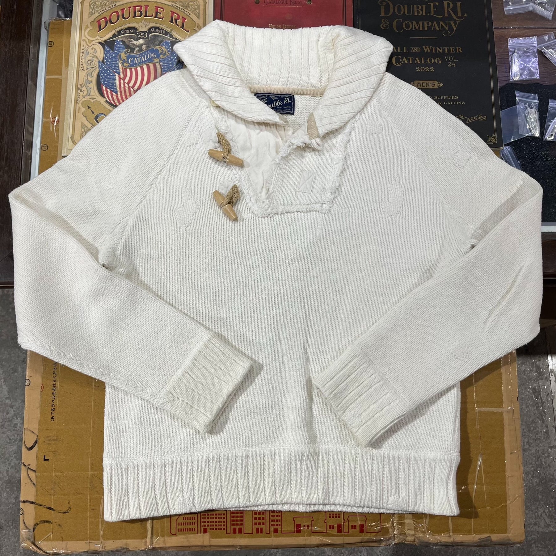 RRL Double RL Knit Sweater Coat