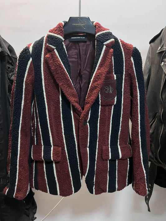 Undercover 2018AW Teddy Bear Stripe Blazer