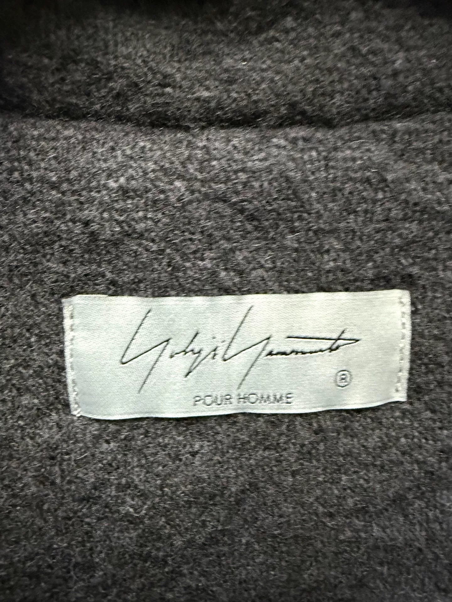 Yohji Yamamoto Pour Homme Dyed Wool Suit
